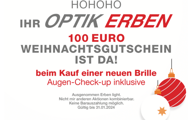Das Weihnachtsangebot Von Optik Erben In Kiel Elmschenhagen